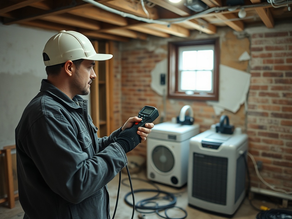 Gateway Water Damage Restoration crew working in a Bethalto, IL home