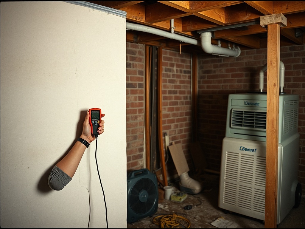 Gateway Water Damage Restoration crew working in a Godfrey, IL home