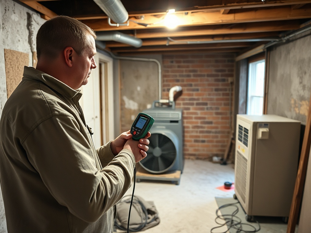 Gateway Water Damage Restoration crew working in a Kirkwood, MO home