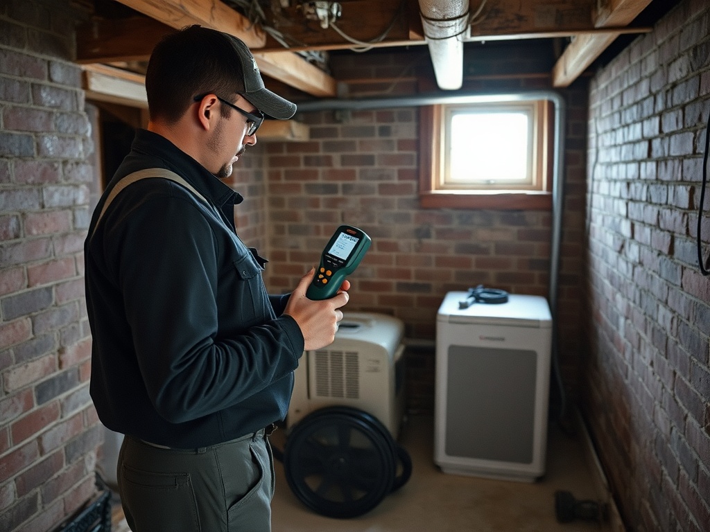 Gateway Water Damage Restoration crew working in a Maryland Heights, MO home