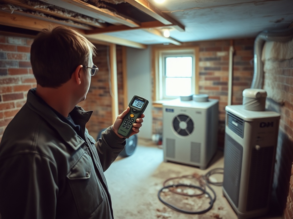 Gateway Water Damage Restoration crew working in a Maryville, IL home