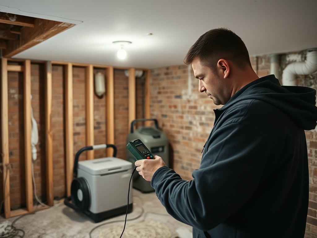 Gateway Water Damage Restoration crew working in a O'Fallon, IL home