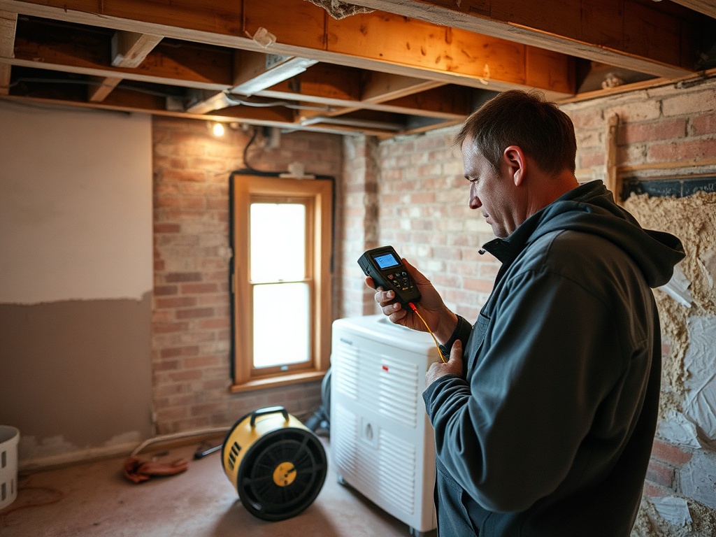 Gateway Water Damage Restoration crew working in a Troy, IL home