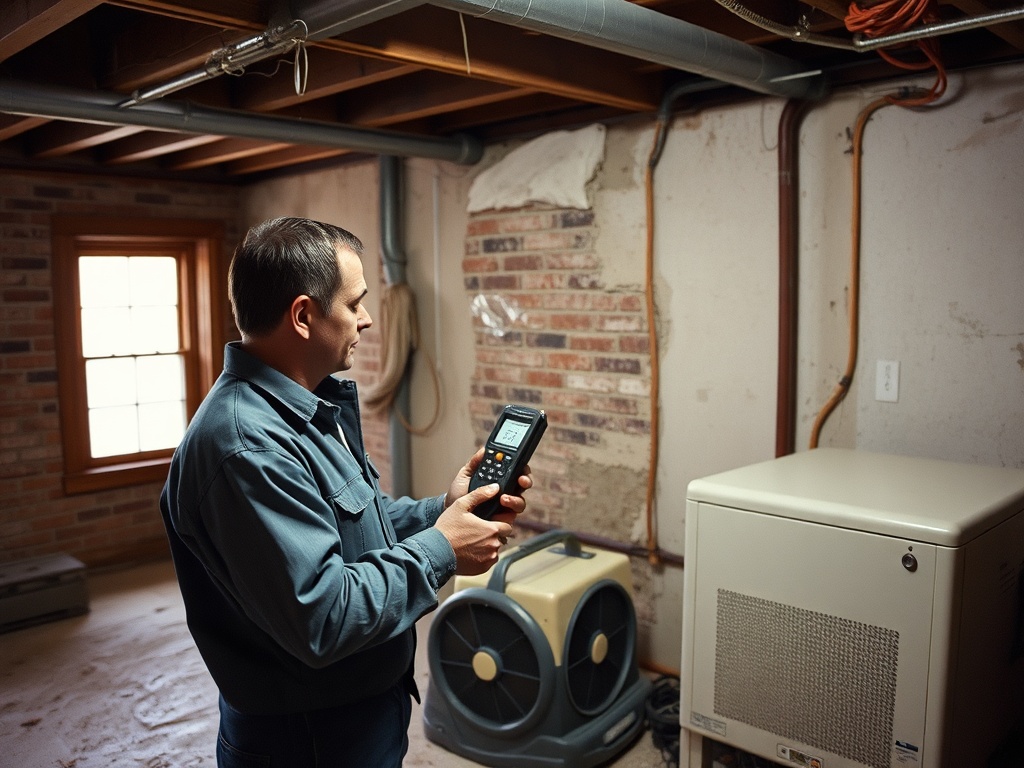 Gateway Water Damage Restoration crew working in a Webster Groves, MO home
