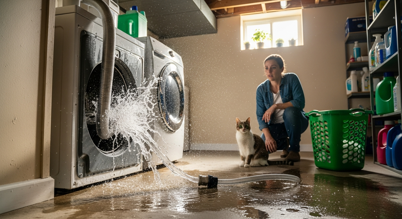 Pontoon Beach, IL's Sudden Flood: What to Do When Your Washing Machine Hose Bursts This Spring