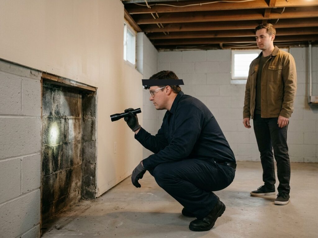 A focused inspection documents accessible conditions and moisture clues while keeping the limits of a pre-purchase evaluation clear.